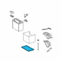 OEM 2017 Toyota RAV4 Battery Tray Diagram - 74431-0R040