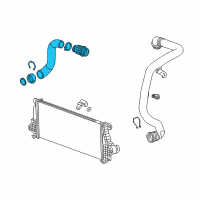 OEM Chevrolet Equinox Air Inlet Tube Diagram - 84498032