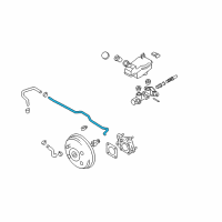 OEM Nissan Tube-Booster To Tank Diagram - 47401-EL000