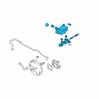 OEM Nissan Cylinder Brake Master Diagram - D6010-EM31B