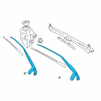 OEM Dodge Dakota Arm WIPER-WIPER Diagram - 55154897AD