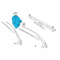 OEM 1999 Dodge Durango Reservoir-Washer Diagram - 4886406AA