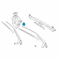 OEM 2000 Dodge Dakota Reservoir-Washer, Windshield Diagram - 55077301AA