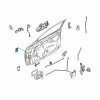 OEM Nissan Altima Hinge Assy-Front Door Diagram - 80400-4B030