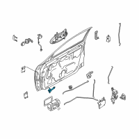 OEM 1999 Nissan Altima Link-Door Stopper Diagram - 80430-9E000