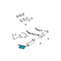 OEM Dodge Dakota Shield-Exhaust Manifold Diagram - 53032674AE