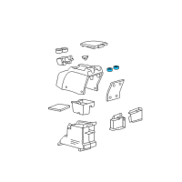 OEM 2001 Ford F-150 Cup Holder Diagram - F77Z-7813562-CAA