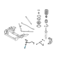 OEM BMW X1 Hex Bolt With Washer Diagram - 31-10-6-763-928