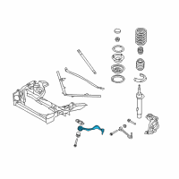 OEM 2011 BMW 1 Series M Repair Kit, Trailing Link, Left Diagram - 31-12-2-405-861