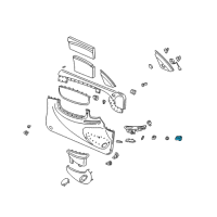 OEM 2004 Oldsmobile Alero Switch Asm, Outside Rear View Mirror Remote Control Diagram - 19259978