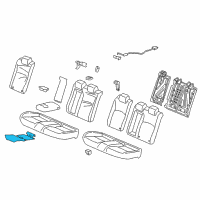 OEM 2017 Honda Civic Heater Complete Right, Rear Diagram - 82134-TBA-A81