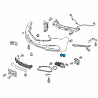 OEM Acura Sensor, Parking Diagram - 39680-TZ3-A11