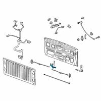 OEM 2020 GMC Sierra 1500 Actuator Diagram - 84873070