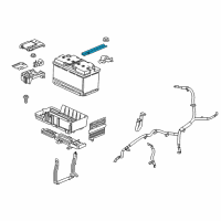 OEM 2017 Buick Envision Hold Down Diagram - 84331730