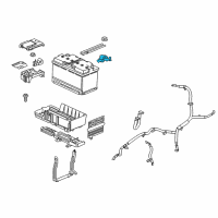 OEM 2017 Buick Envision Sensor Diagram - 13599062