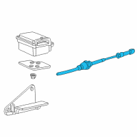 OEM 2004 Ford Explorer Actuator Diagram - 3L2Z-9A825-BA