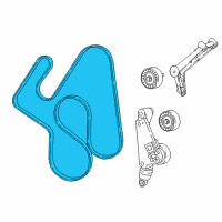 OEM 2018 Jeep Wrangler Belt-SERPENTINE Diagram - 5281454AA