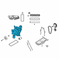 OEM Dodge Cover-Timing Case Diagram - 5037708AC