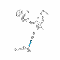 OEM 2001 Lincoln LS Strut Diagram - BU2Z-18V124-S