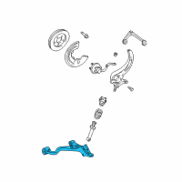 OEM 2005 Ford Focus Lower Control Arm Diagram - 6W4Z-3079-AA