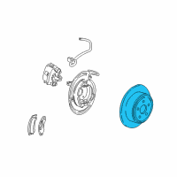 OEM 2001 Mercury Mountaineer Rotor Diagram - YL2Z-2V026-BB