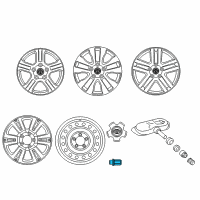 OEM 2019 Toyota Sequoia Wheel, Spare Diagram - 42601-0C060