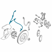 OEM 2021 Nissan Altima Sensor Assembly-Anti SKID, Front Diagram - 47910-6CA0B