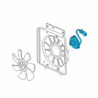 OEM Motor, Cooling Fan Diagram - 38616-P3G-003