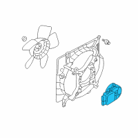 OEM Chrysler Sebring Motor-Radiator Fan Diagram - MR481726