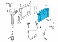 OEM 2020 Hyundai Sonata Engine Control Module Unit Diagram - 39116-2M003