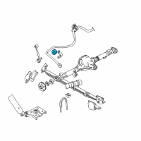 OEM 1997 Mercury Mountaineer Stabilizer Bar Insulator Diagram - F57Z-5493-BD