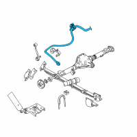 OEM Ford Explorer Sport Trac Stabilizer Bar Diagram - F57Z-5A772-B