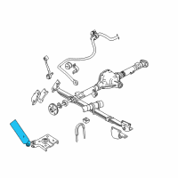 OEM 2000 Mercury Mountaineer Shock Diagram - 5U2Z-18V125-K