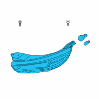OEM Hyundai Lamp Assembly-Day Running Light, RH Diagram - 92208-K2100