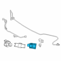 OEM 2018 Lexus LC500 Sensor, Ultrasonic Diagram - 89341-11010-J0