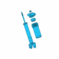 OEM 2019 Chevrolet Corvette Shock Diagram - 84513884