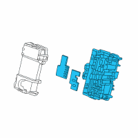 OEM 2018 Chevrolet Volt Fuse Box Diagram - 23322675