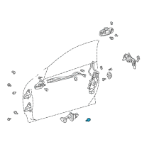 OEM Toyota Celica Door Check Bolt Diagram - 90149-80030