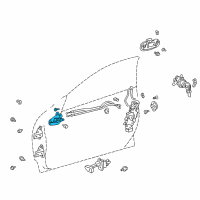 OEM 2002 Toyota Celica Handle, Inside Diagram - 69205-20180-C0