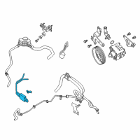 OEM Nissan Oil Cooler And Tubing Diagram - 49790-9N00B