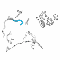 OEM Nissan Hose Assy-Suction, Power Steering Diagram - 49717-9N00A