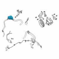 OEM 2012 Nissan Maxima Tank Assy-Reservoir Diagram - 49180-JA000