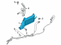 OEM Ford F-150 OIL COOLER ASY Diagram - ML3Z-7869-C