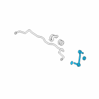 OEM 2006 Hyundai Sonata Link Assembly-Front Stabilizer Diagram - 54830-3K010