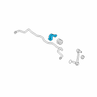 OEM Hyundai Sonata Bracket-Stabilizer Bar Diagram - 54814-3K000