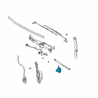 OEM 2003 Dodge Caravan Pivot-Windshield WIPER Diagram - 5080842AA