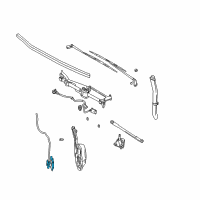 OEM 2002 Jeep Liberty Pump Kit-Windshield Washer Diagram - 5143581AA