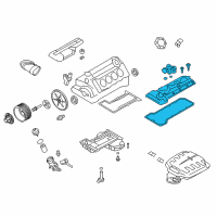 OEM BMW Cylinder Head Cover Diagram - 11-12-7-848-153