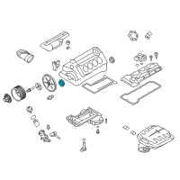 OEM 2006 BMW M6 Shaft Seal Diagram - 11-21-7-838-072