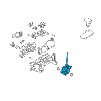 OEM 2018 Kia Optima Lever-Gear Shift Diagram - 46710D4410